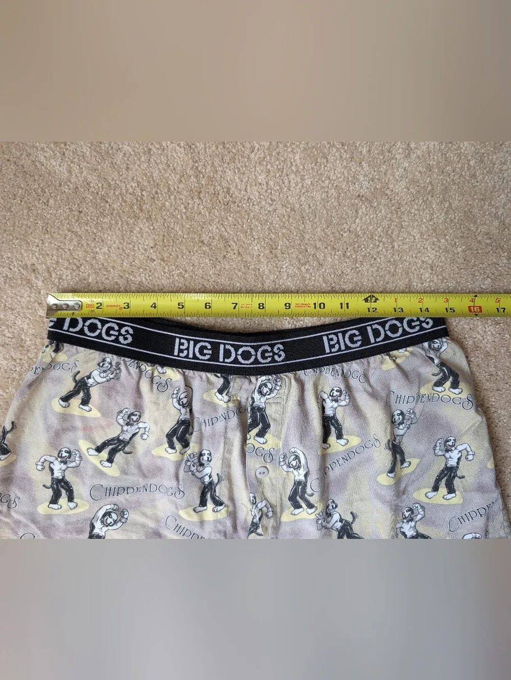 Vintage 90s BIG DOGS Chippendogs Pajama Sleep Lounge Under Shorts